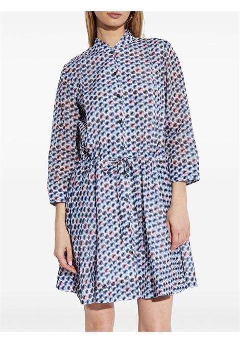 Mini abito stampato in blu Tory burch - donna TORY BURCH | 165262414